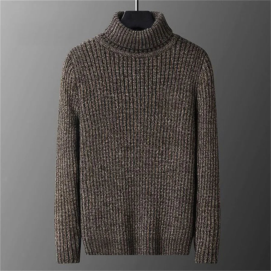 Men's Rolled Collar Sweater