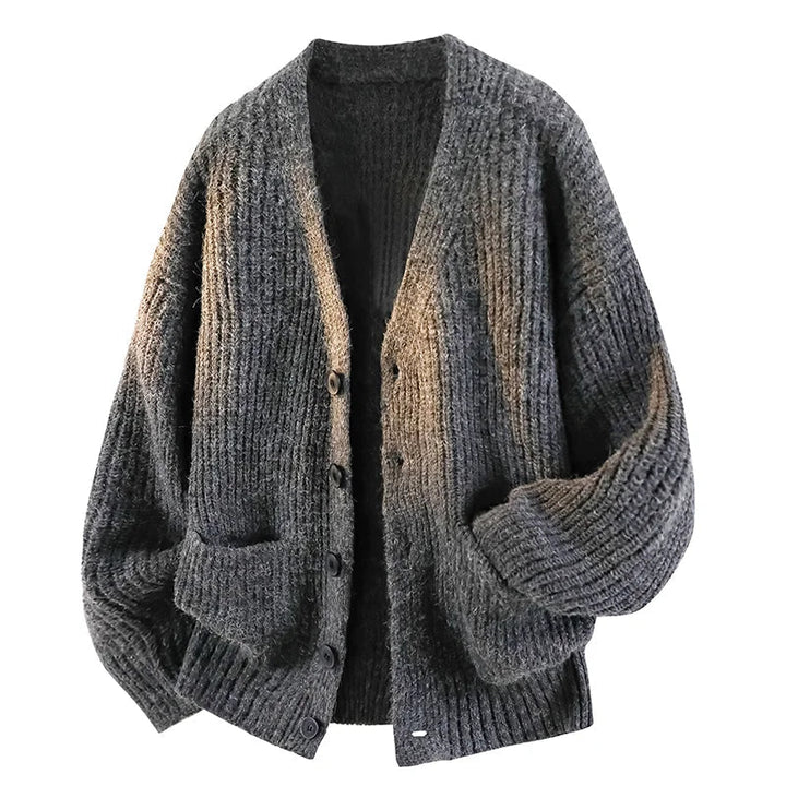 Men's Oversized V-Neck Cardigan