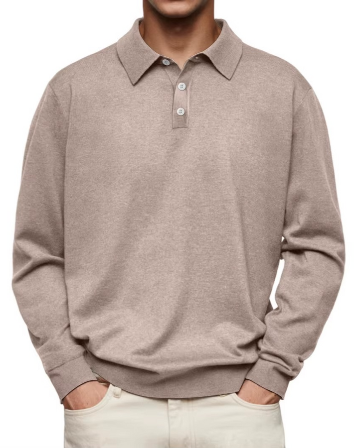 Men's Long Sleeve Polo Shirt