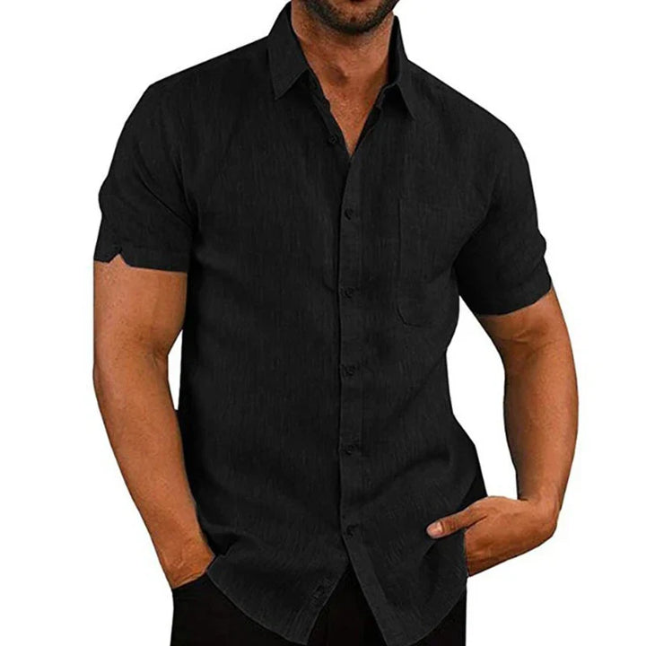 Men's Linen Texture Shirt