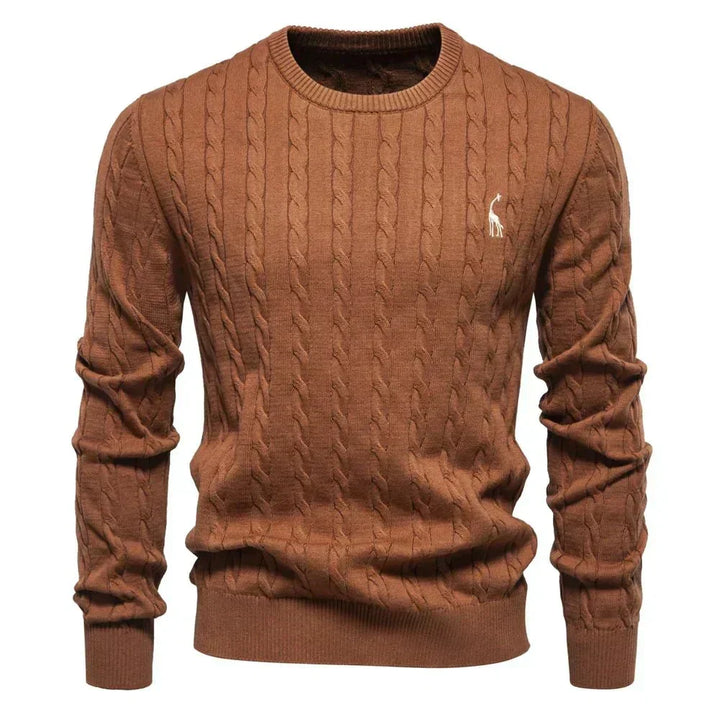Men's Textured Cable Sweater