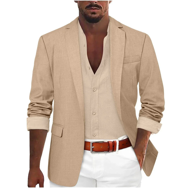 Men's Lightweight Linen Blazer