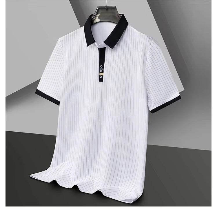 Refined Striped Polo