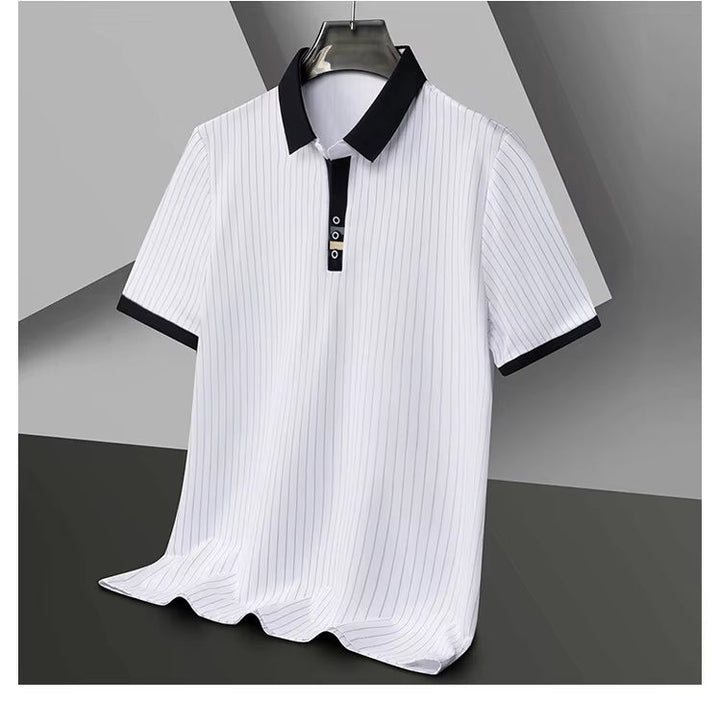 Refined Striped Polo