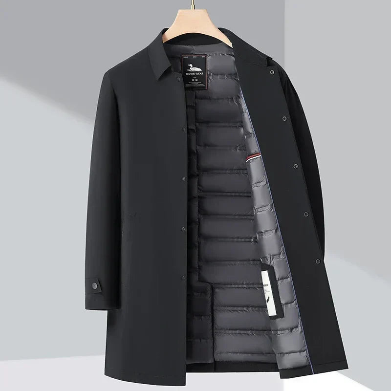 Men's Insulated Trench Coat