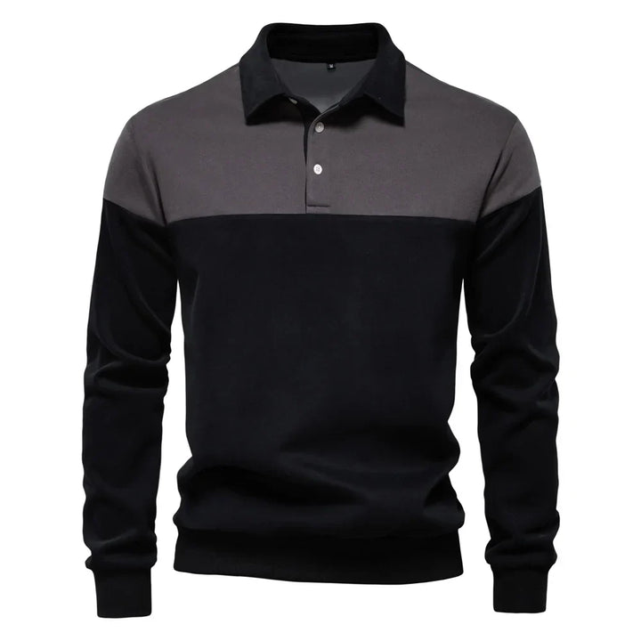 Men's Collared Polo Sweater