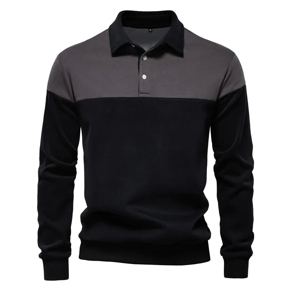 Men's Polo Collar Winter Sweater