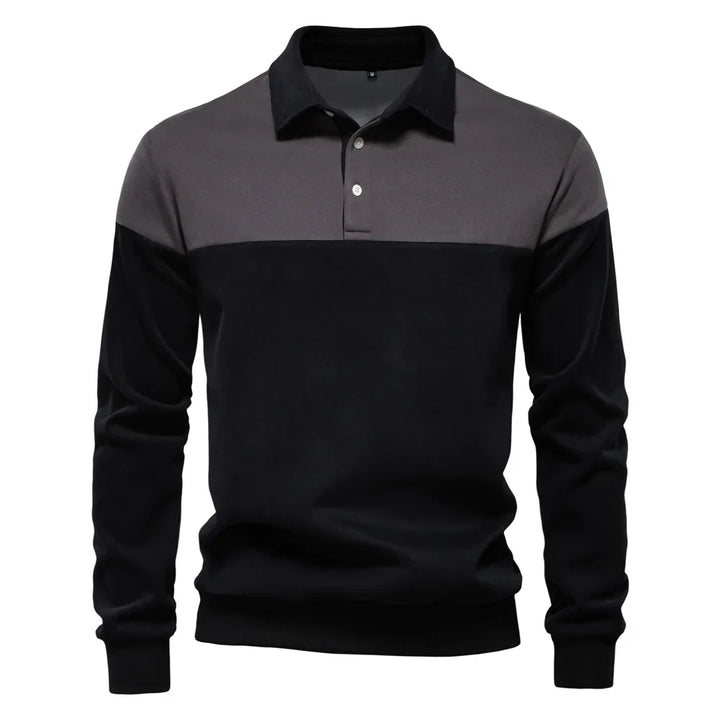 Men's Polo Collar Winter Sweater