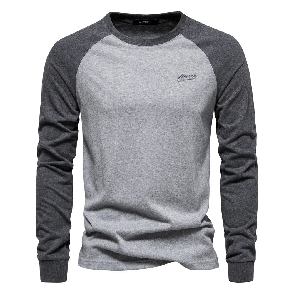 Men's Contrast Raglan Shirt