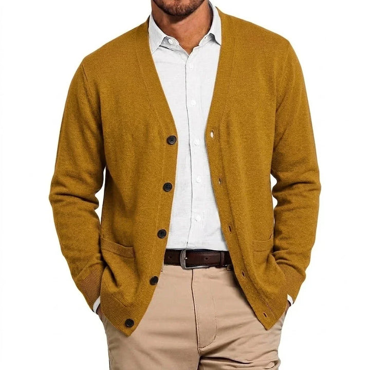 Men's Knit Mandarin Collar Blazer