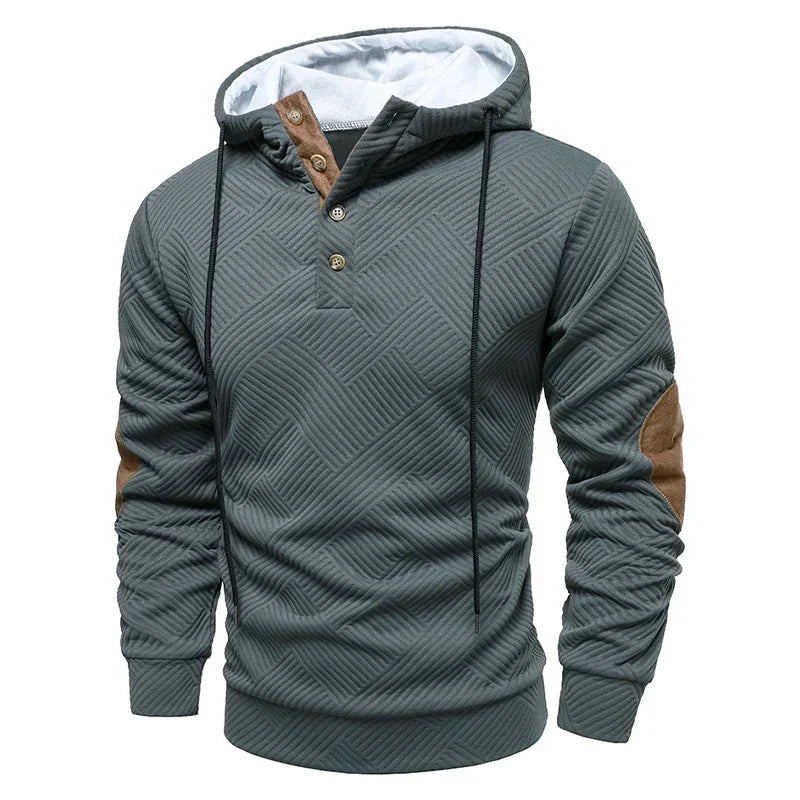 Men's Slim Fit Half-Button PUllover