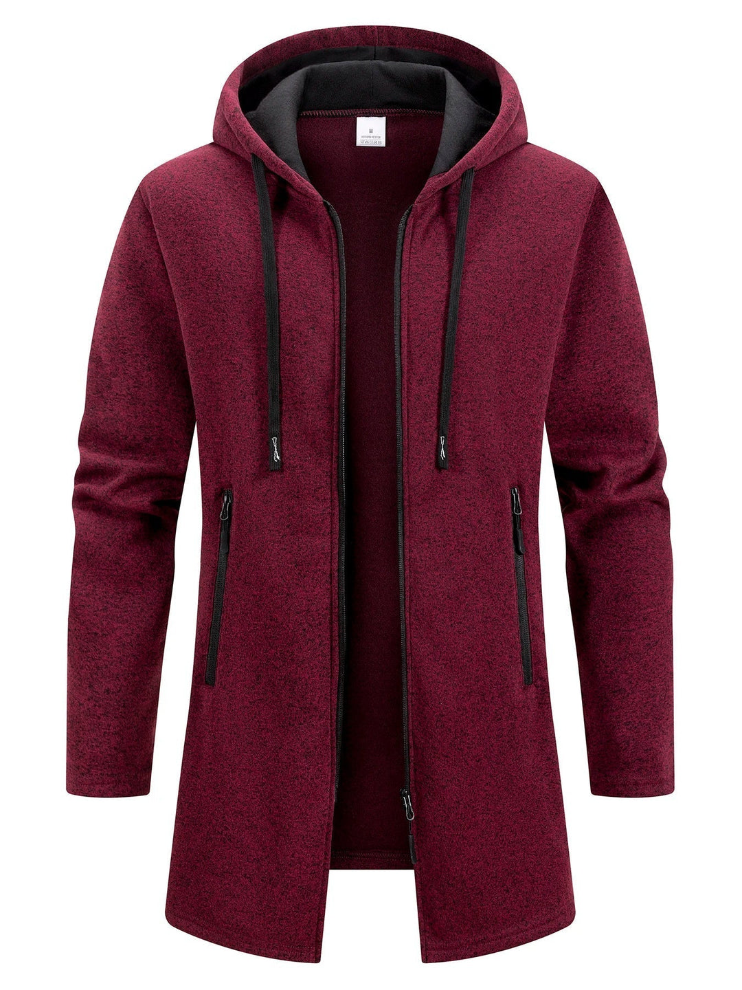 Elegant Men'S Hooded Jacket