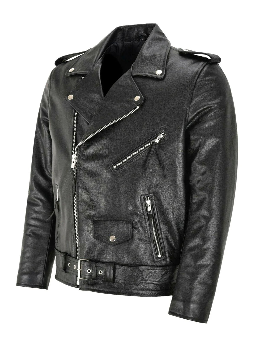 Classic Men'S Leather Jacket