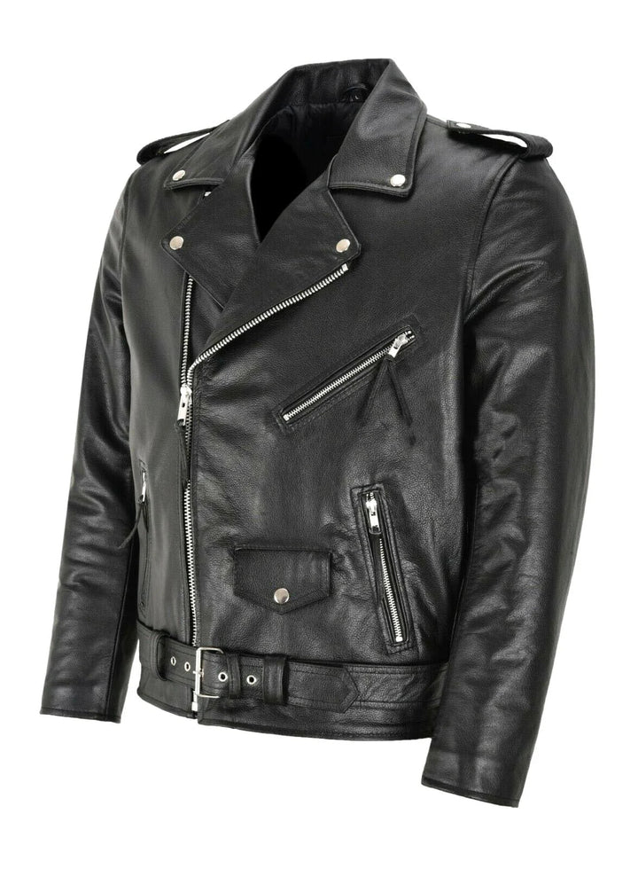 Classic Men'S Leather Jacket