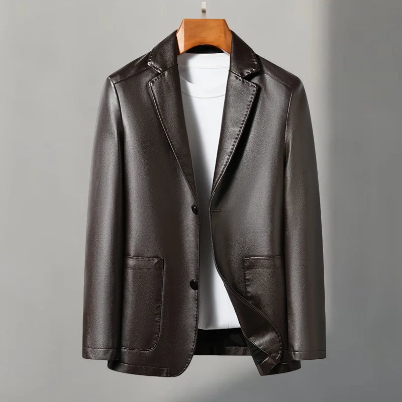 Milan Leather Blazer