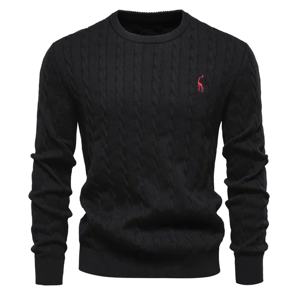 Men's Textured Cable Sweater