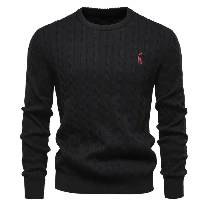 Men's Textured Cable Sweater
