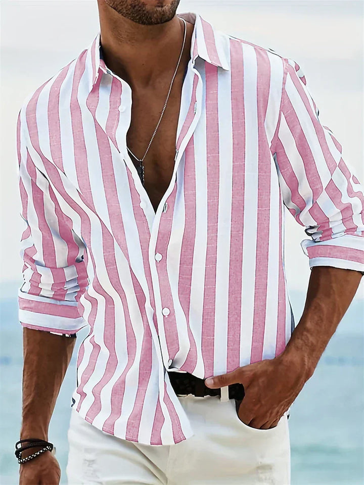 Men's Striped Summer Shirt