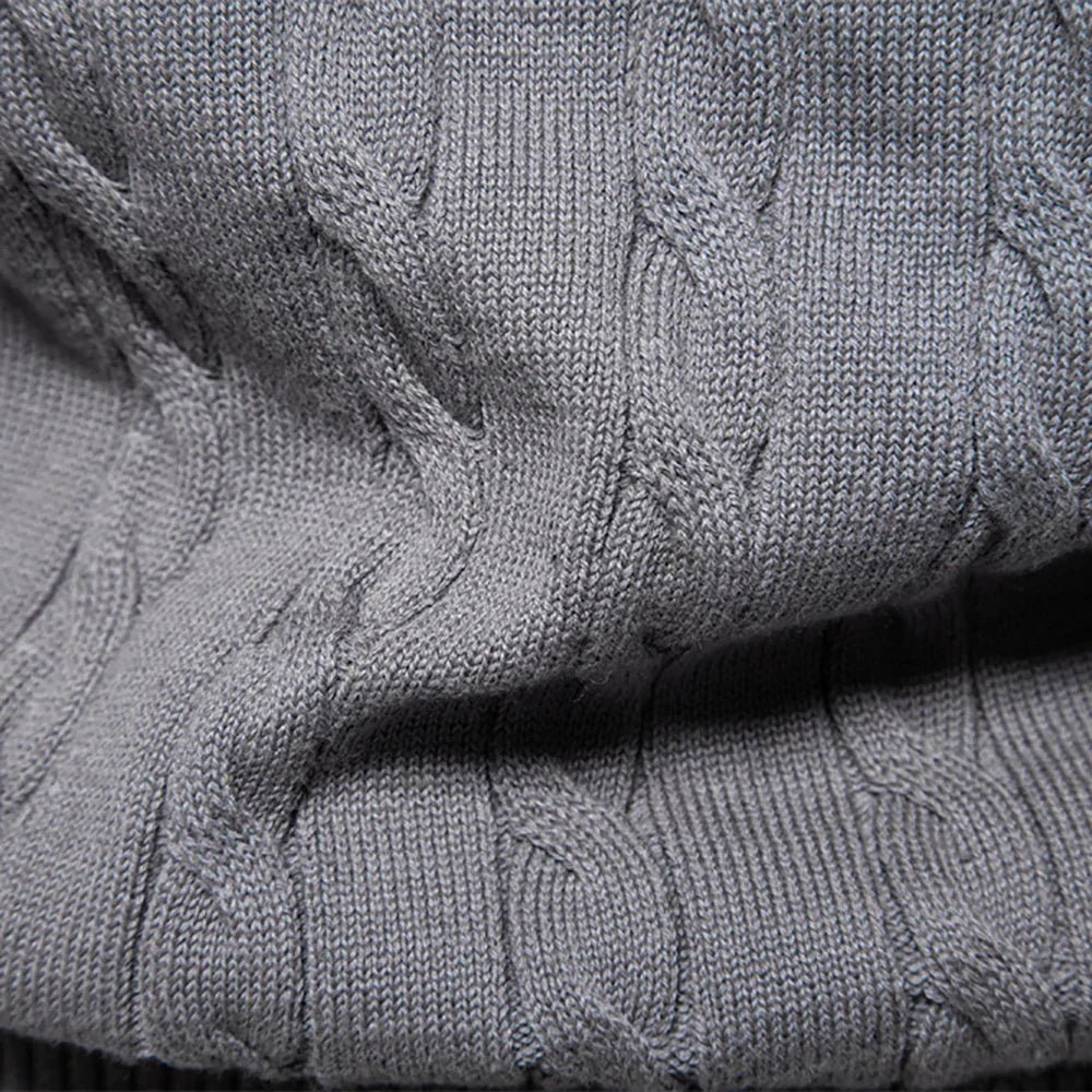 Men's Textured Cable Sweater