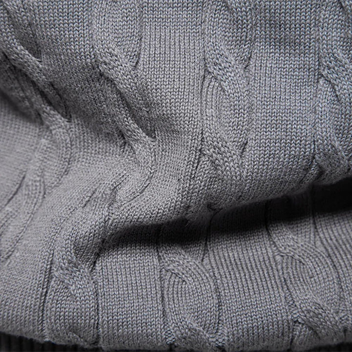 Men's Textured Cable Sweater