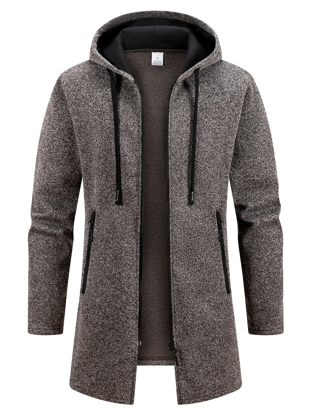 Elegant Men'S Hooded Jacket