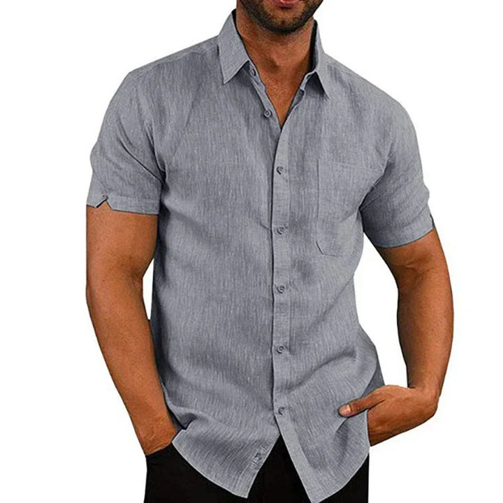 Men's Linen Texture Shirt