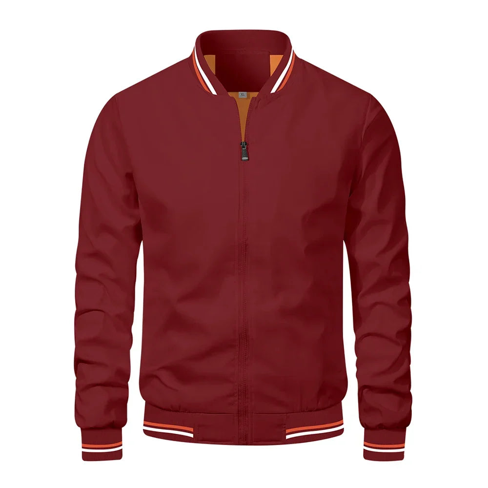 Men's Contrast Bomber Jacket