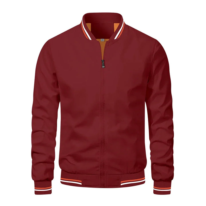 Men's Contrast Bomber Jacket