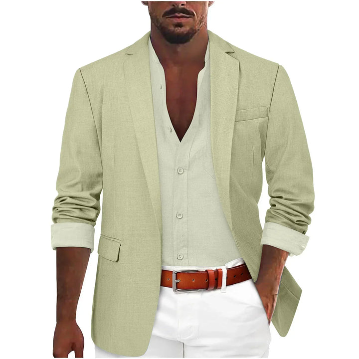 Men's Lightweight Linen Blazer
