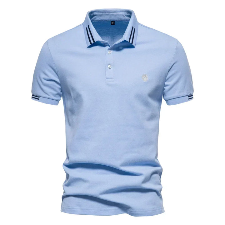 Men's Contrast Pique Polo Shirt