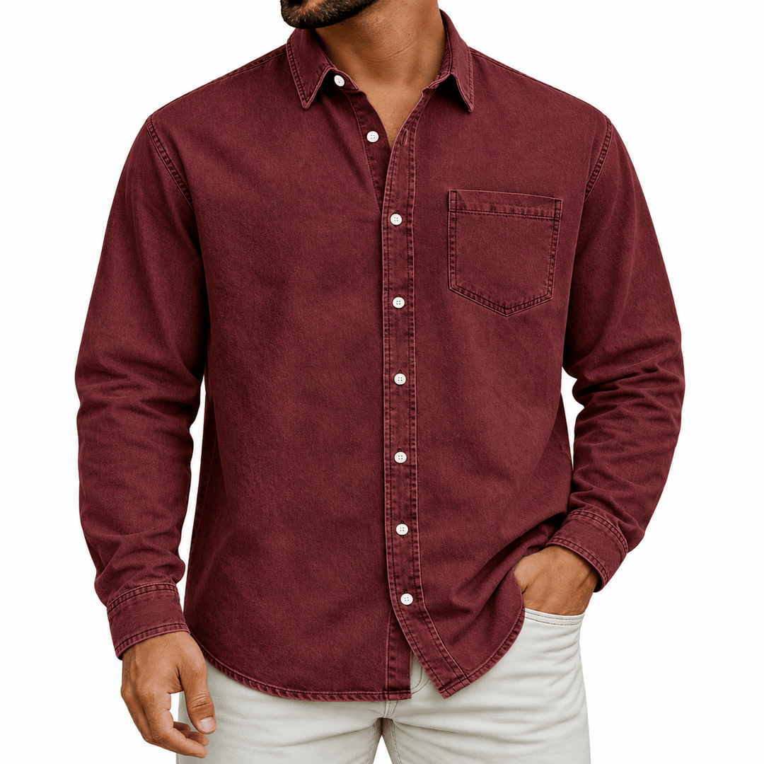 Men's Pre-Washed Cotton Shirt