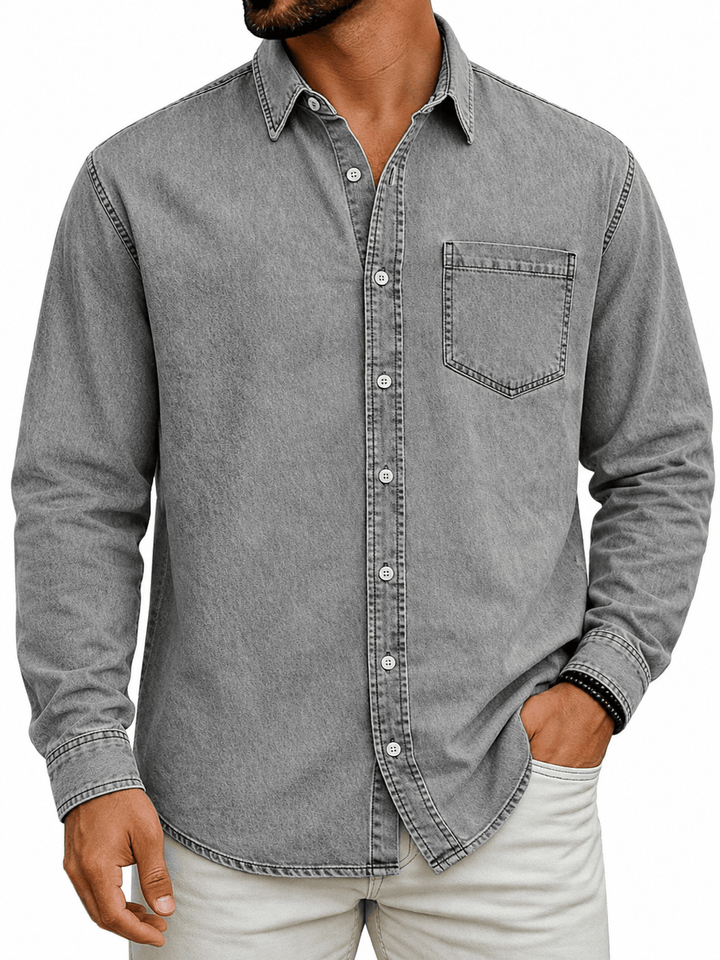 Men's Pre-Washed Cotton Shirt