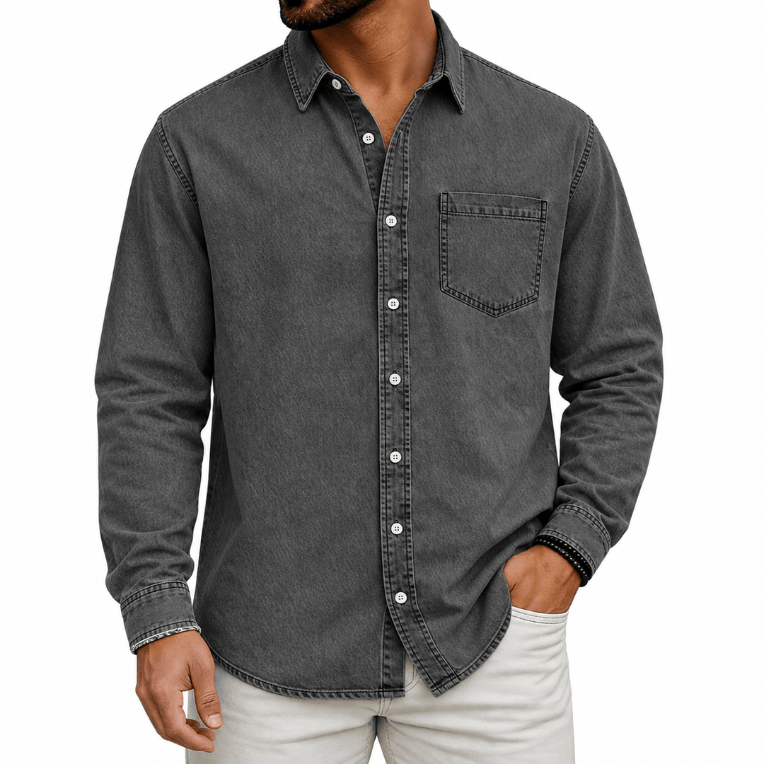 Men's Pre-Washed Cotton Shirt