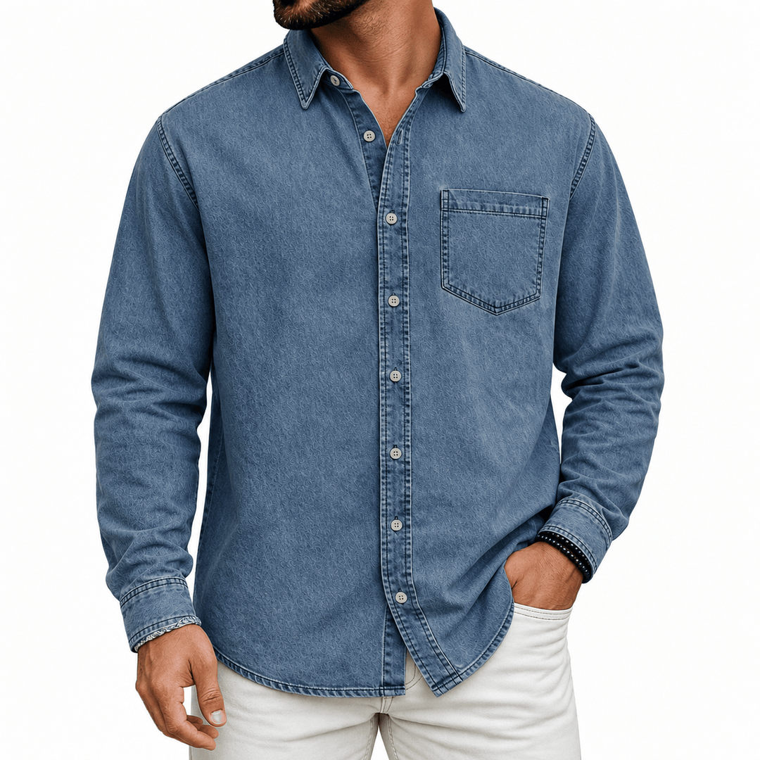 Men's Pre-Washed Cotton Shirt