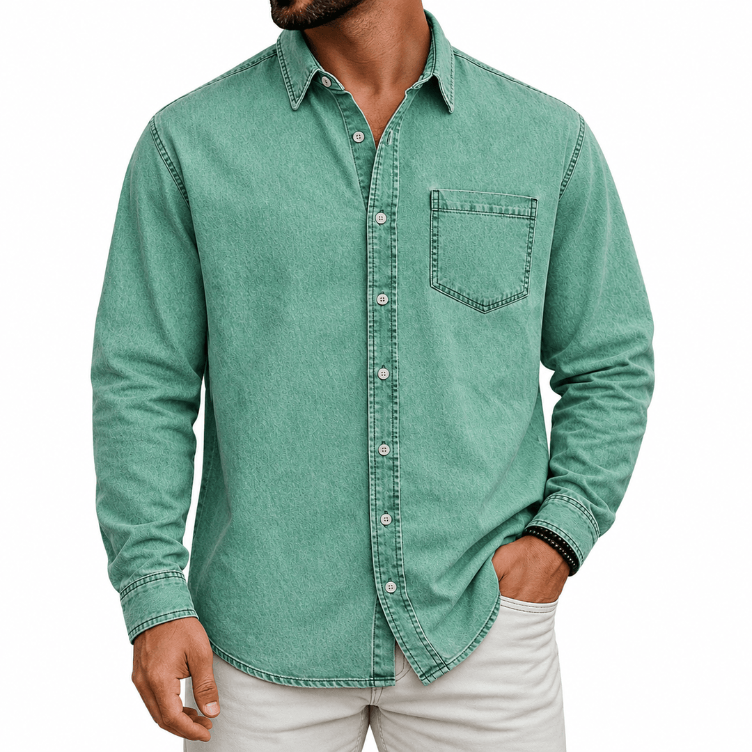 Men's Pre-Washed Cotton Shirt