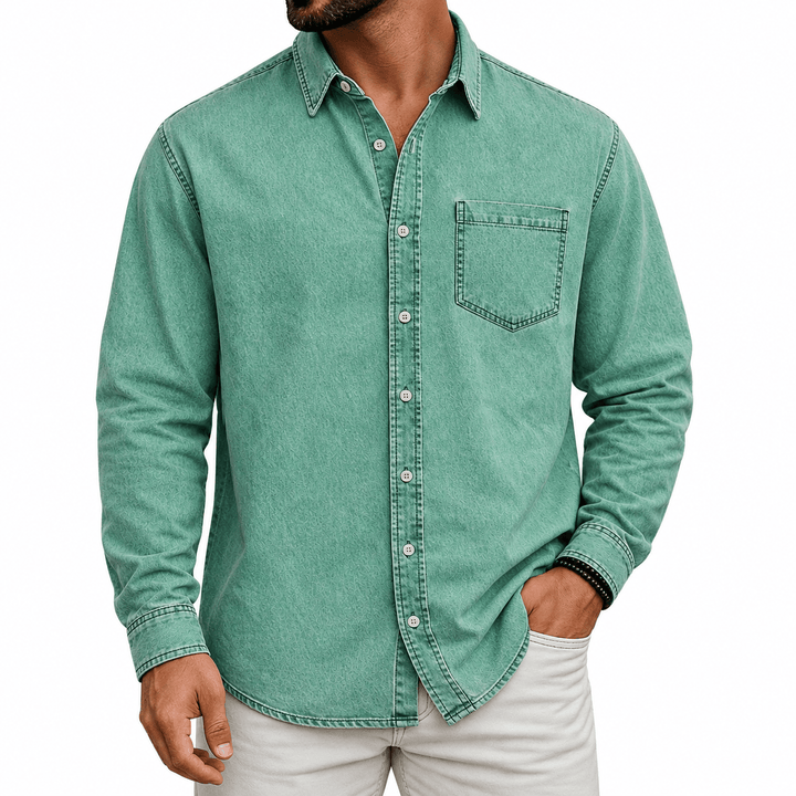 Men's Pre-Washed Cotton Shirt