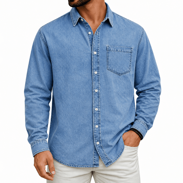 Men's Pre-Washed Cotton Shirt