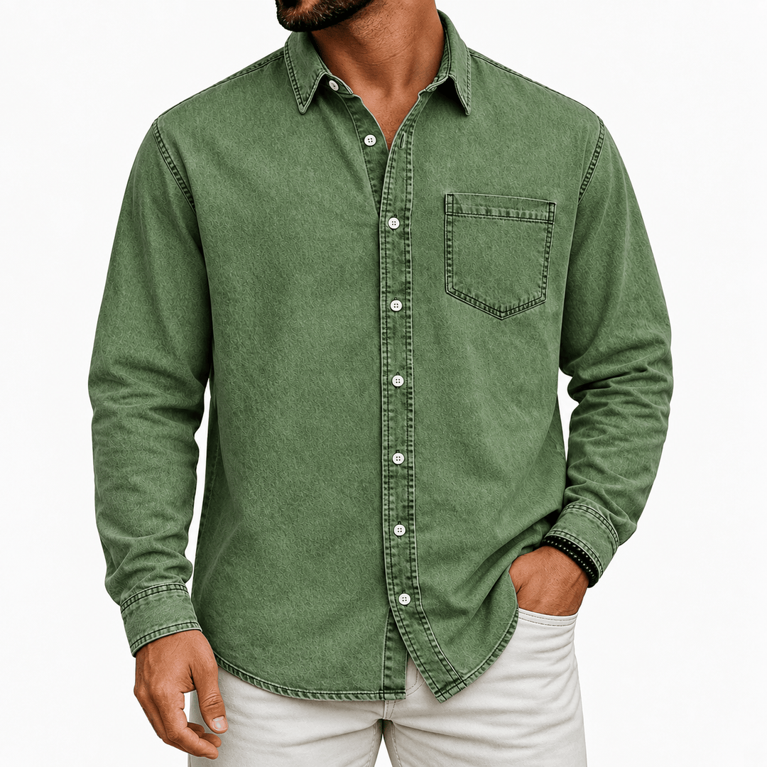 Men's Pre-Washed Cotton Shirt