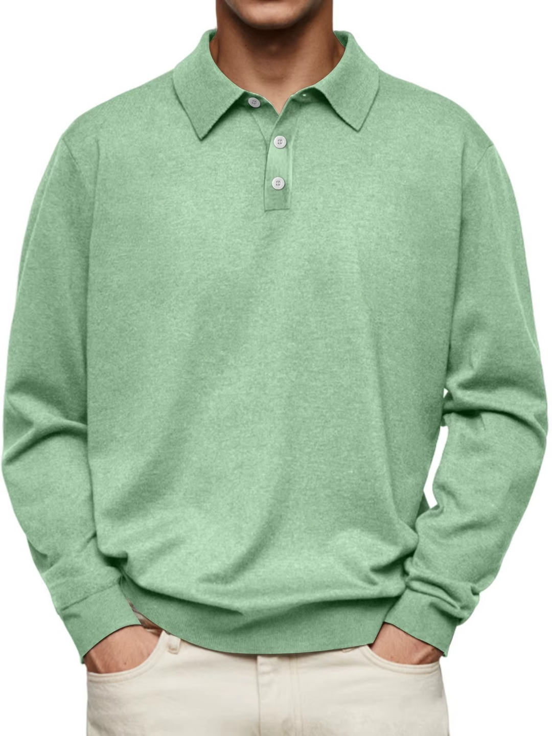 Men's Long Sleeve Polo Shirt