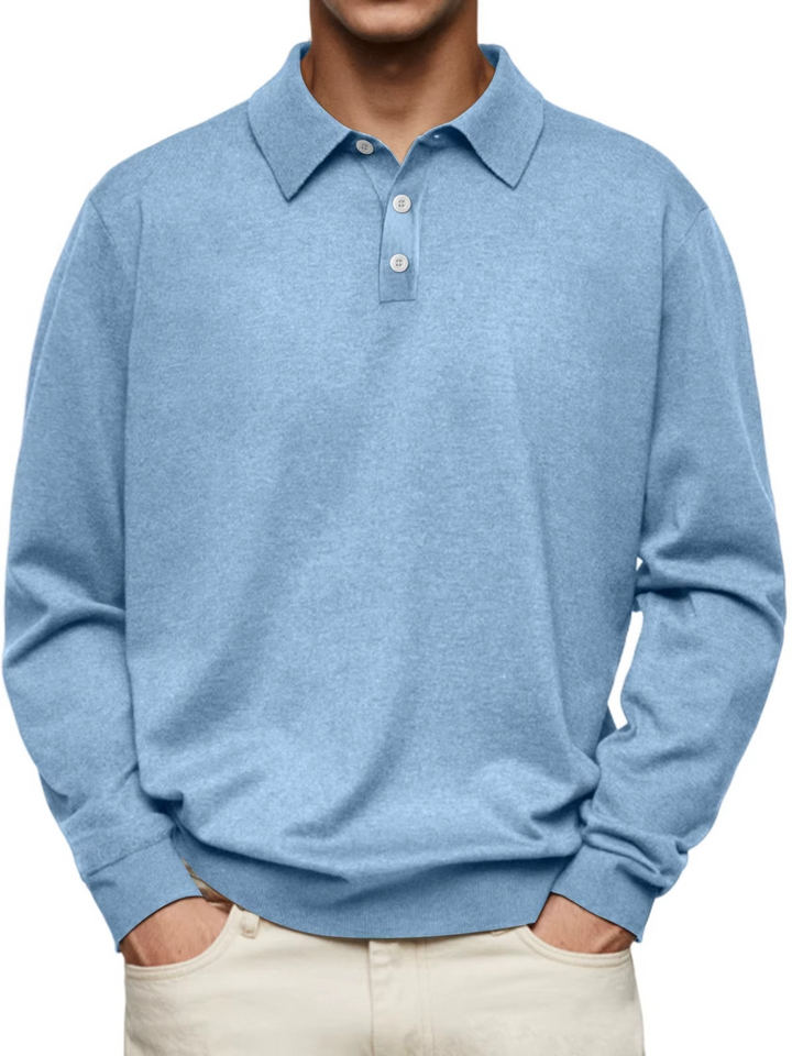 Men's Long Sleeve Polo Shirt