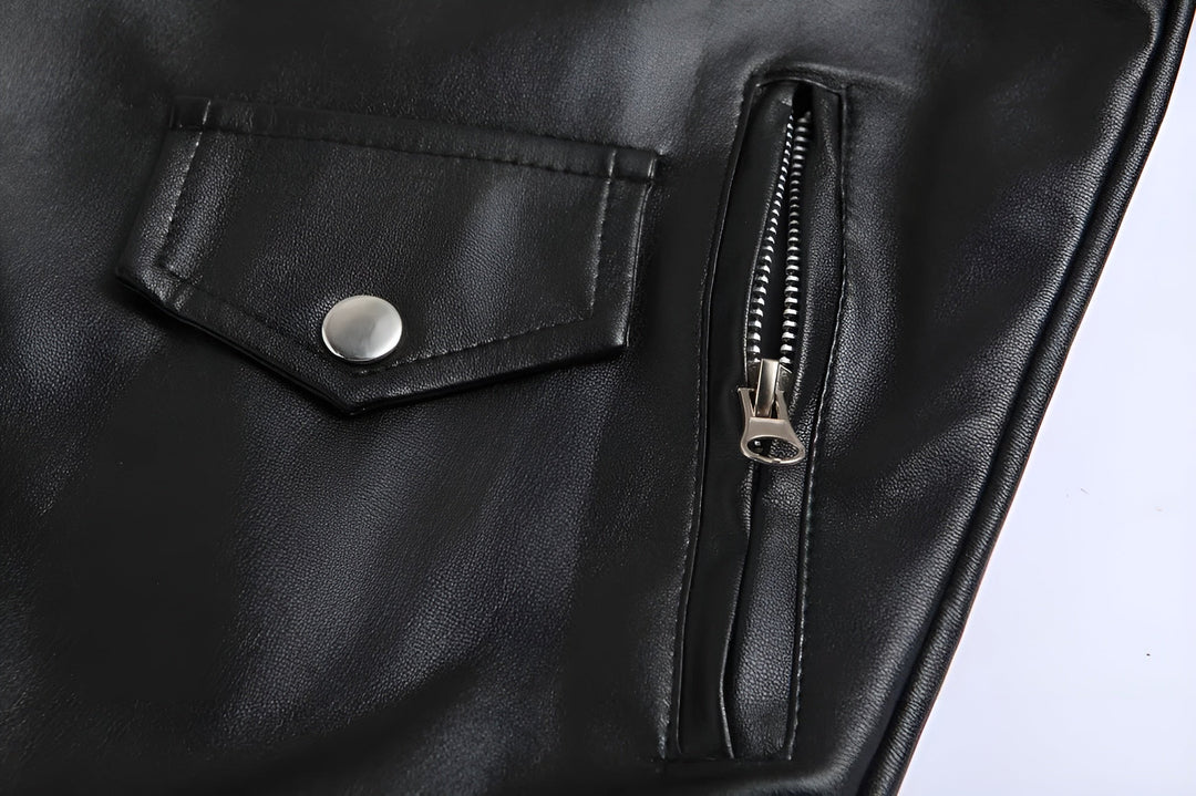 Classic Men'S Leather Jacket