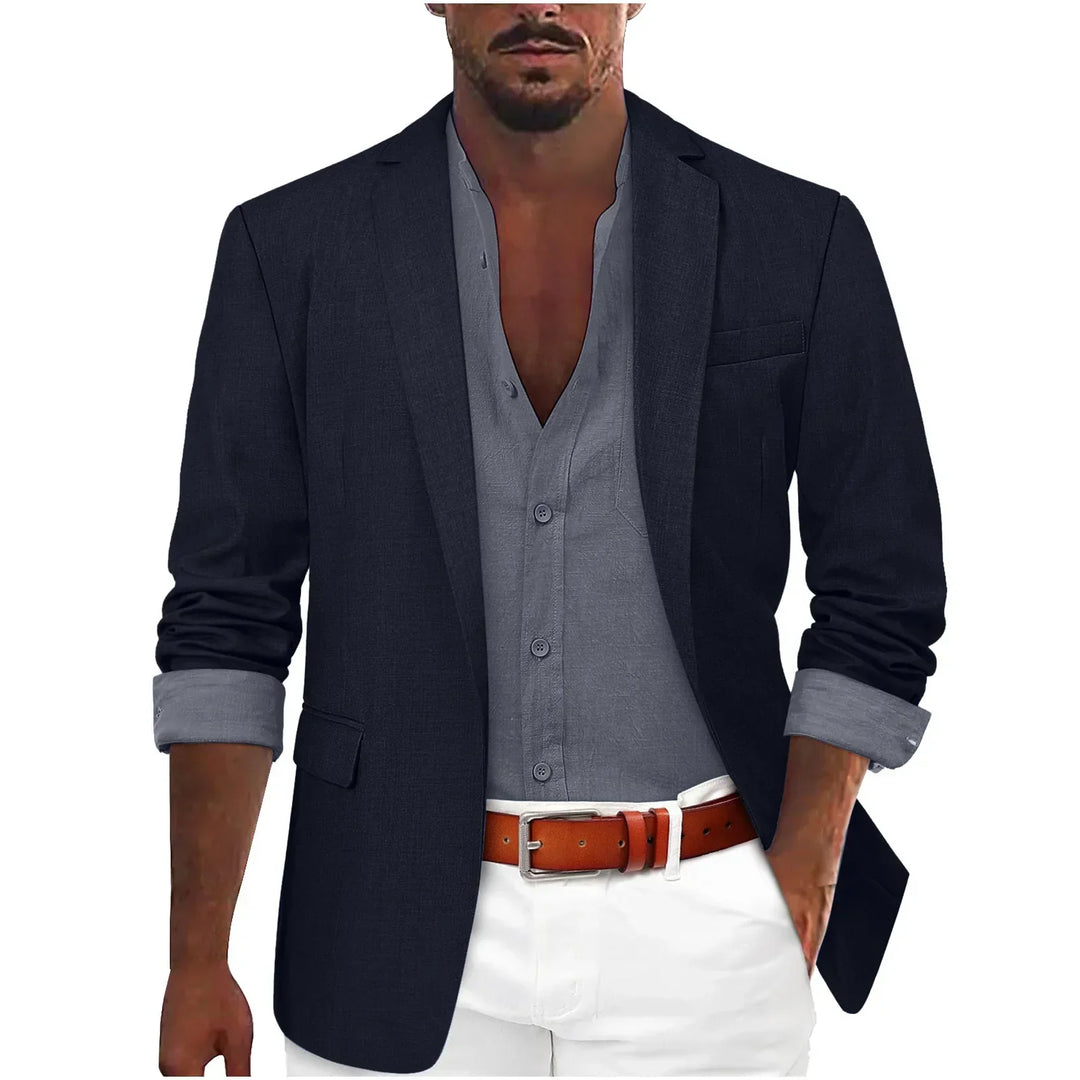 Men's Lightweight Linen Blazer