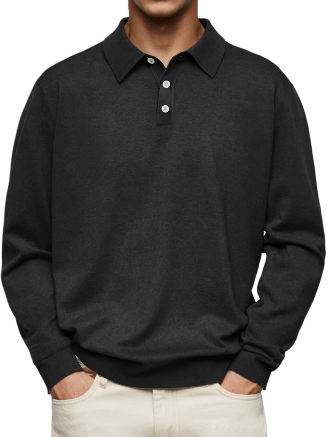 Men's Long Sleeve Polo Shirt