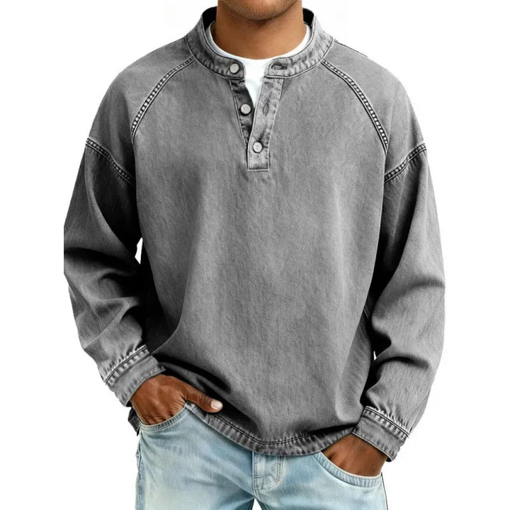 Men's Retro Button Shirt