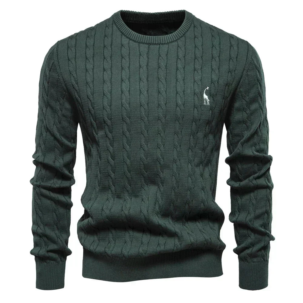 Men's Textured Cable Sweater