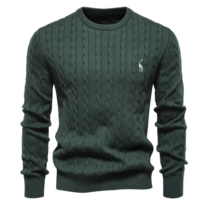 Men's Textured Cable Sweater
