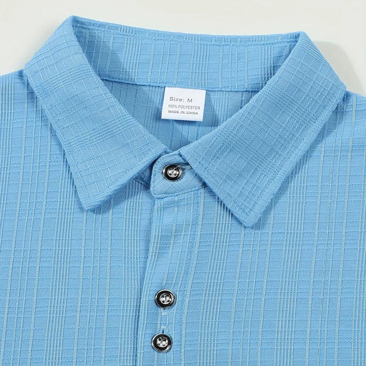 Men's Slim Knit Polo Shirt