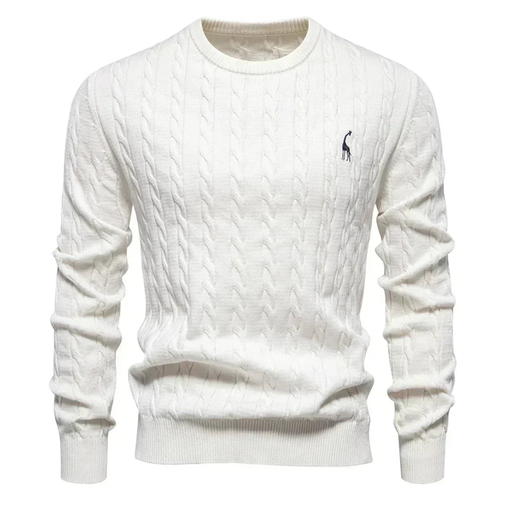 Men's Textured Cable Sweater