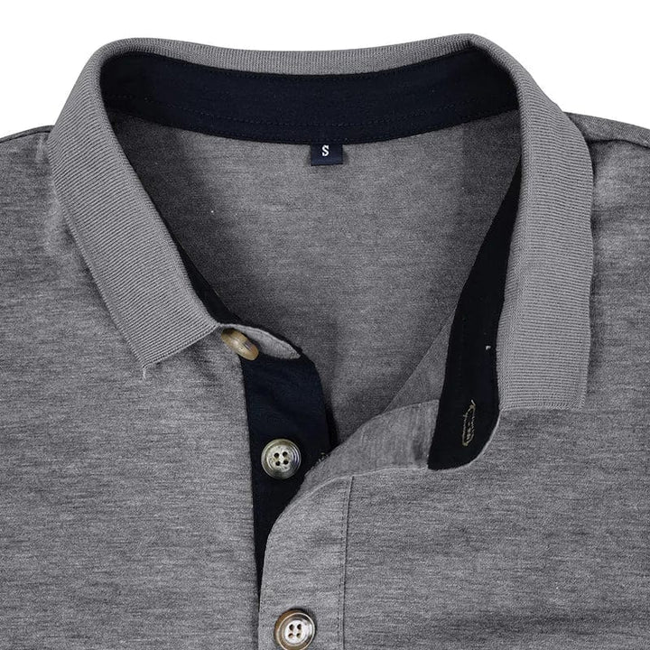 Men's Classic Long Sleeve Polo Shirt