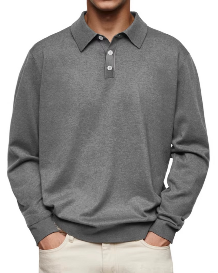 Men's Long Sleeve Polo Shirt